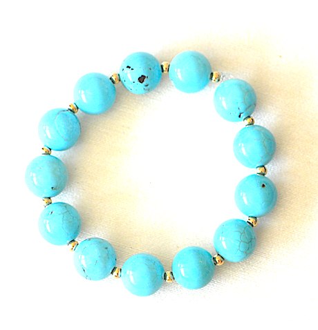 Turquoise Bracelet 12mm