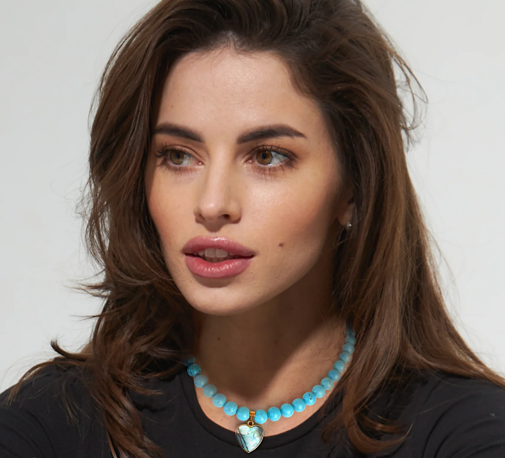 Turquoise Heart Necklace