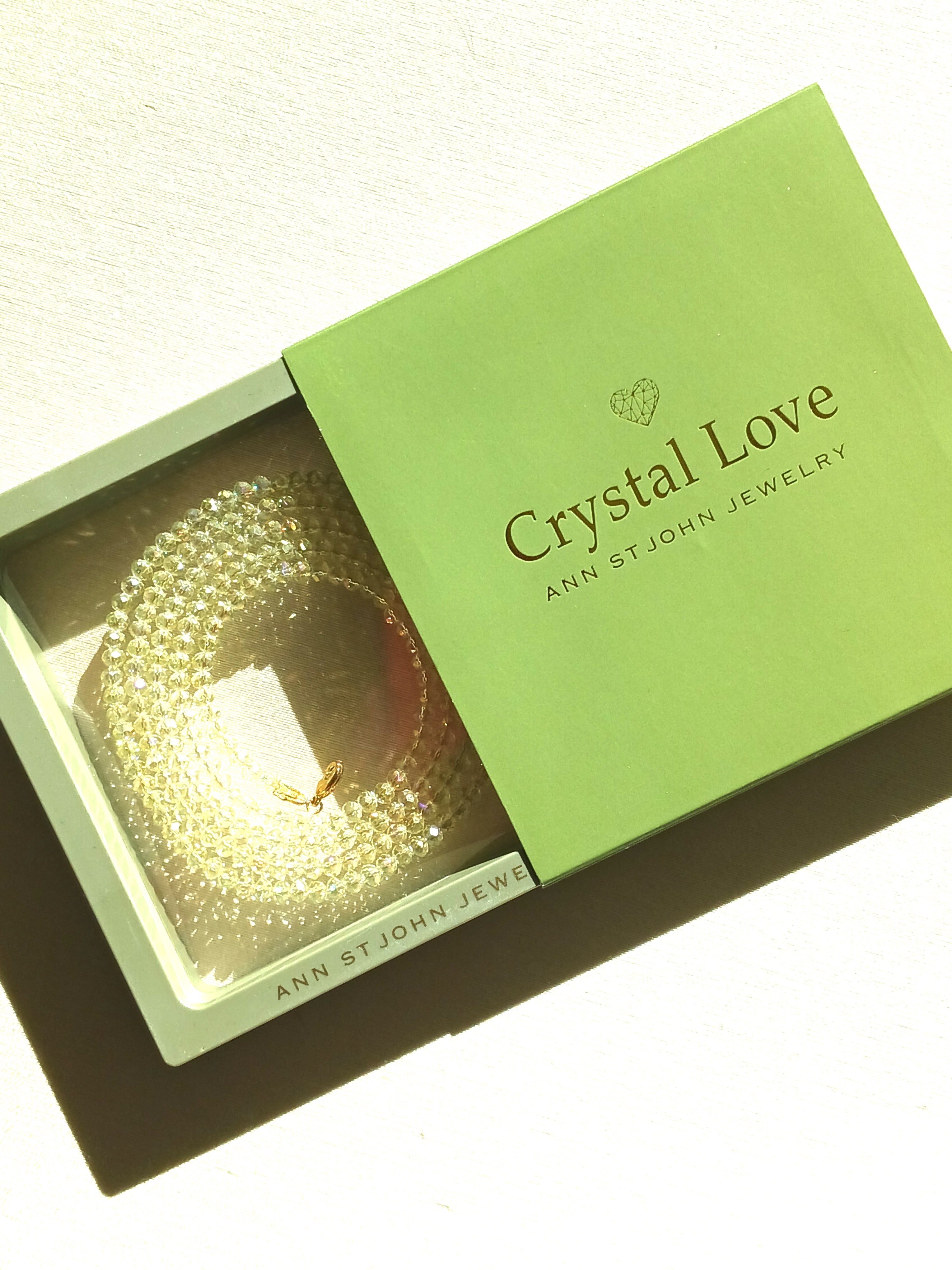 Glass Necklace - 35" - Recycled Handmade Glass