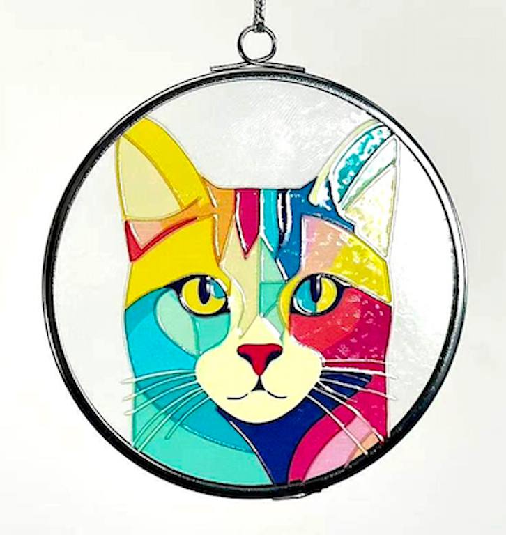 Rainbow Kitty Suncatcher