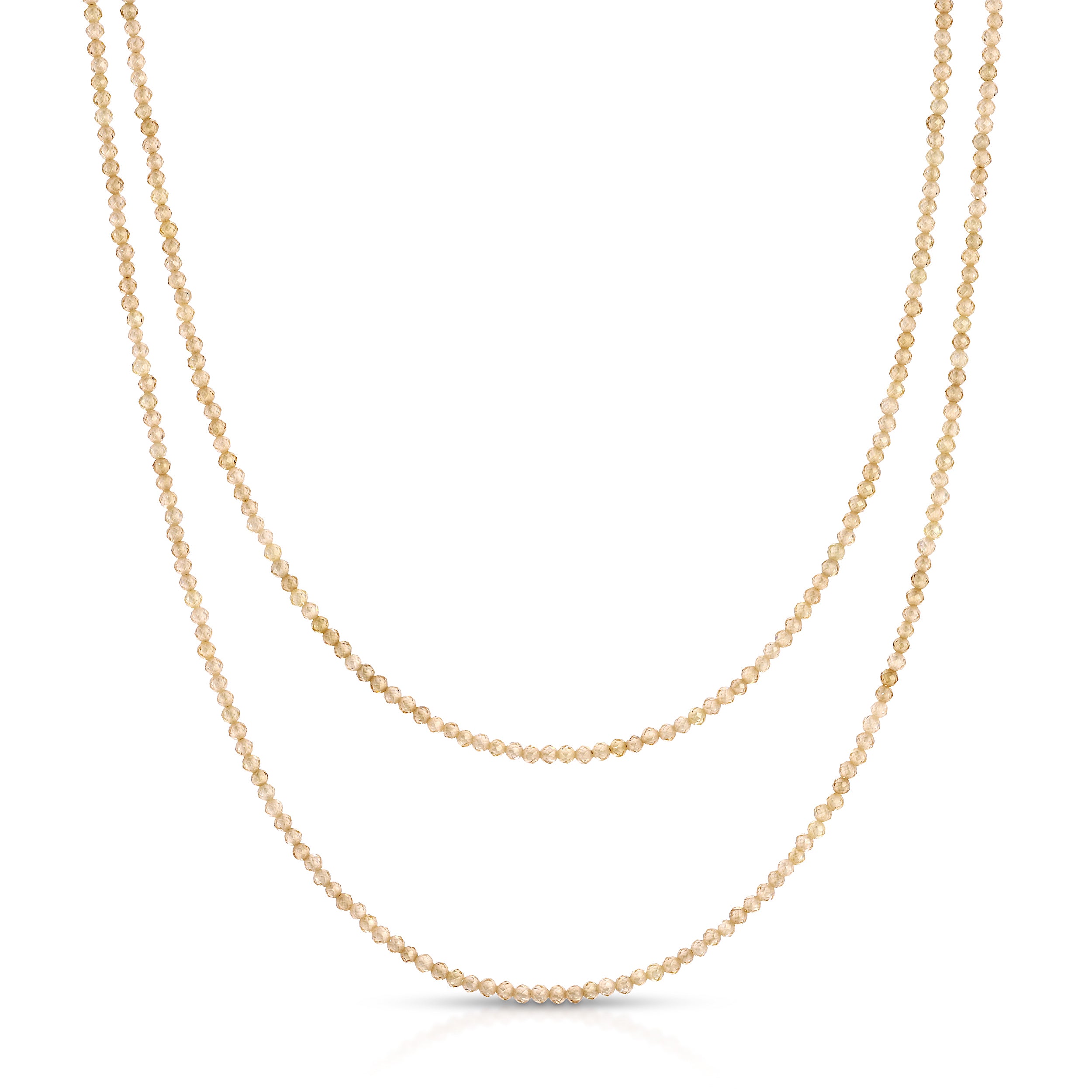 Ancient Zircon 35" Necklace