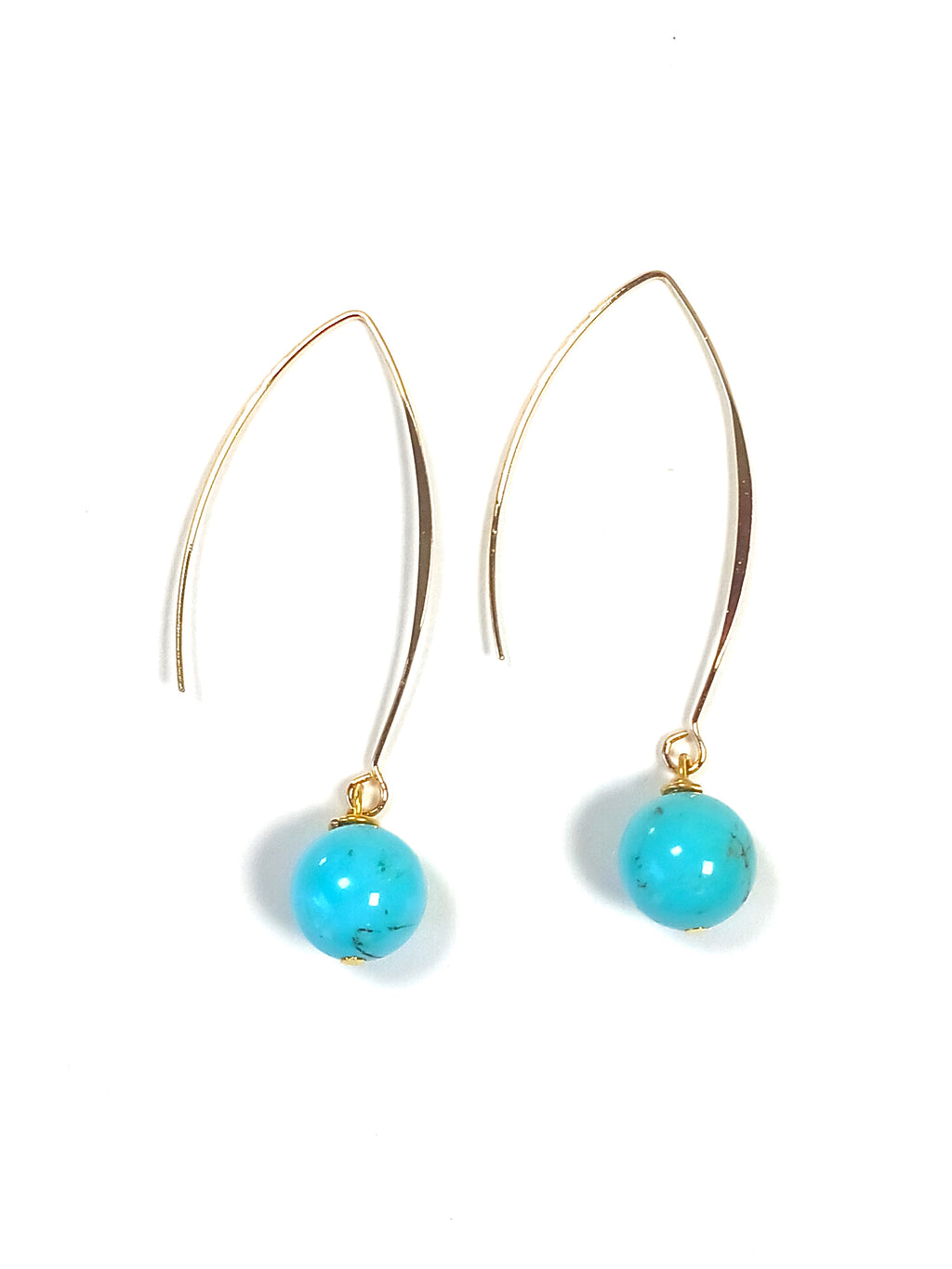 Turquoise Earrings - 12mm
