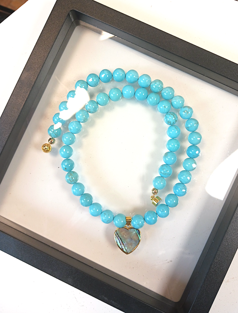 Turquoise Heart Necklace