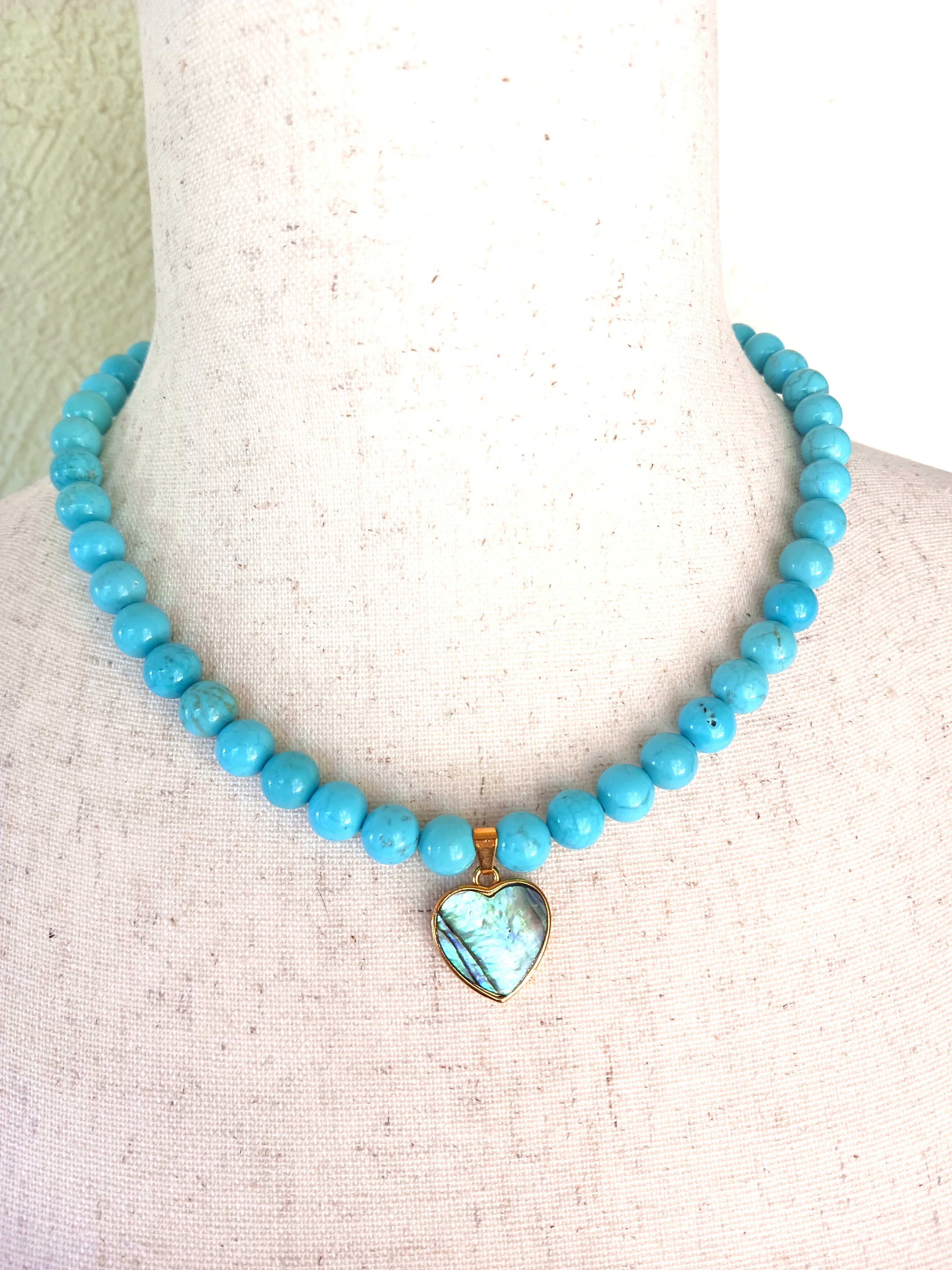 Turquoise Heart Necklace