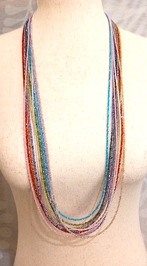 Ancient Zircon 35" Necklace