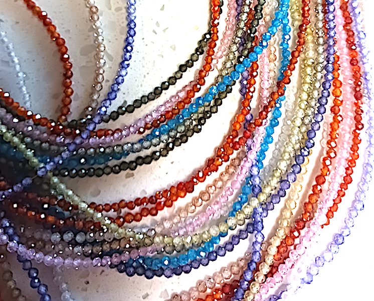 Ancient Zircon 35" Necklace