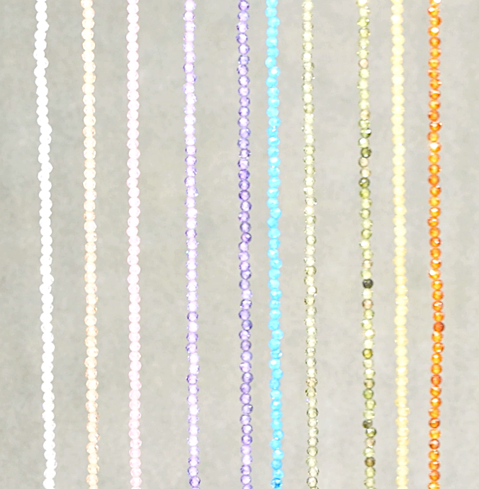 Ancient Zircon 35" Necklace