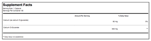 Calcium D-Glucarate - Xymogen 90 capsules